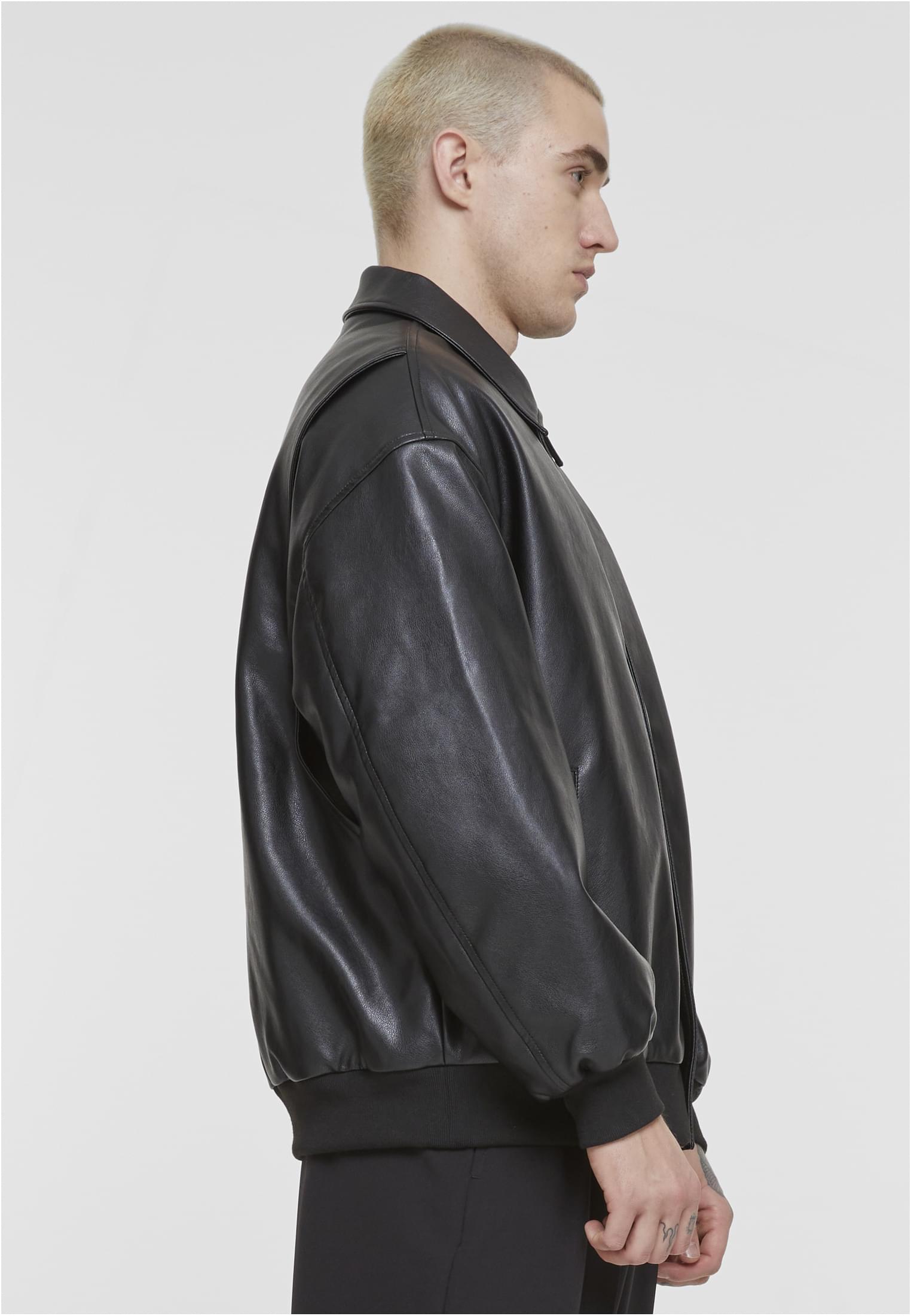 Blouson van synthetisch leer